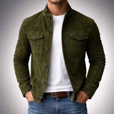 Ashford Suede Jacket - Green