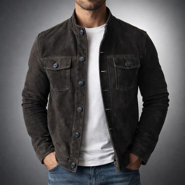 Ashford Suede Jacket - Black